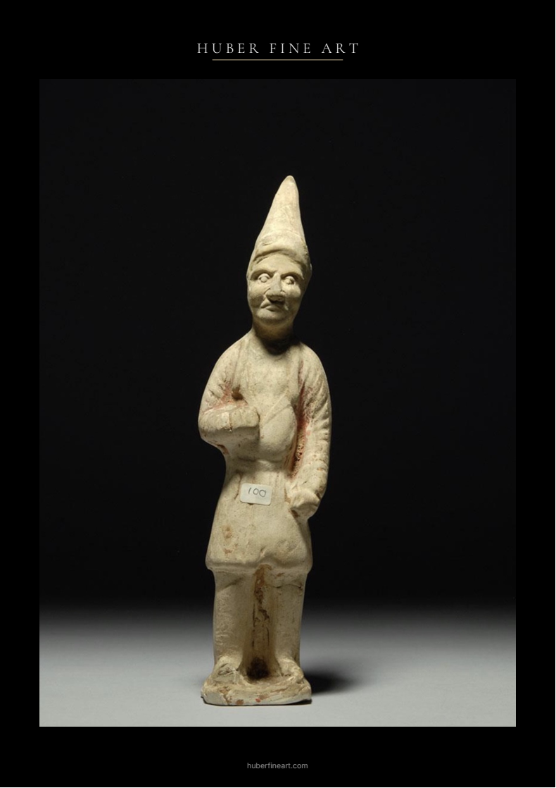 Ancient Chinese Han / Six Dynasties Pottery Figure of a Persian Jewish Merchant – PDF Preview